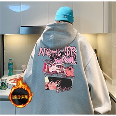抖音供货、重磅360克现货加绒印花连帽卫衣HD019-1-LMWY44122-P40，男装卫衣，电商019-1
