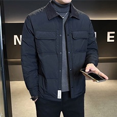 标50绒轻薄羽绒服男冬季2025新款工装外套A313-25638-P185，男装羽绒服，电商A313