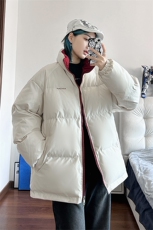 冬季新款港风潮牌男女立领保暖棉服面包服XZ213-7366-P108控128，男装棉衣，星座213