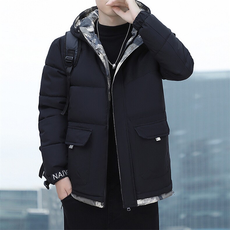 2025新款连帽保暖棉服男潮御寒面包服棉衣羽绒棉服1018-759-P58，男装棉衣，星座1018
