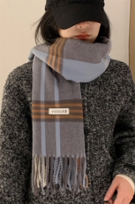 秋冬新款保暖仿围巾女韩版百搭格子流苏围脖男学生情侣款披肩，围巾，明成直播供货
