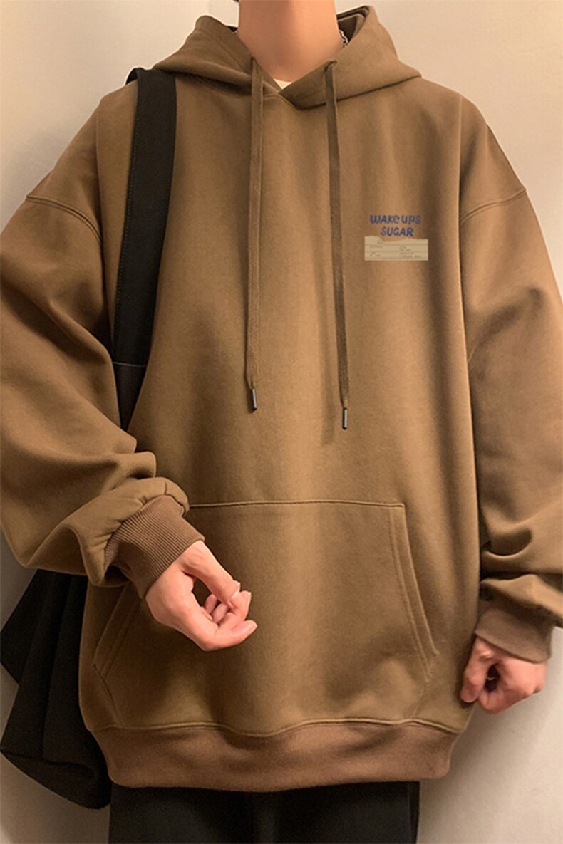 烫花大码340克重磅华棉复合休闲连帽卫衣W4275-P42【特价】,男装卫衣,电商A007