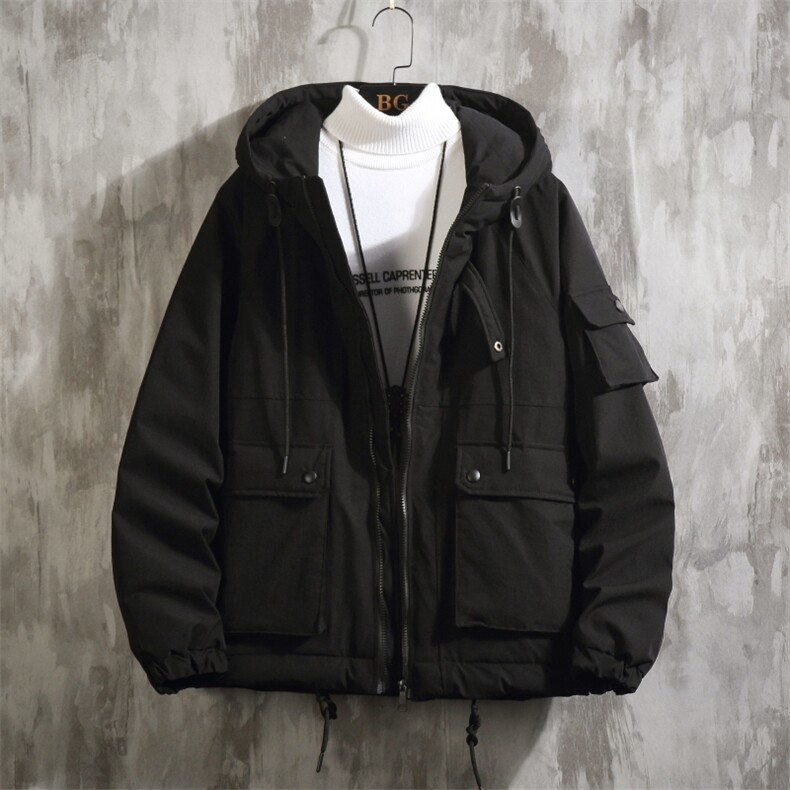 大货2019冬新款工装棉衣男日系大码连帽棉服6025-my916-p115控159，男装棉衣，星座311A