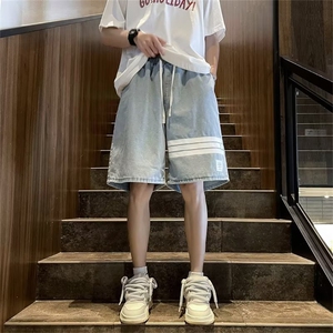 青春流行ins男直筒水洗牛仔裤QN38 P36图片
