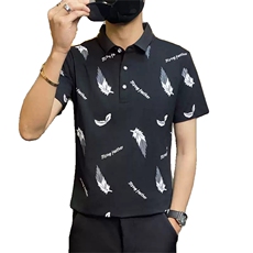 PL001-P35短袖t恤男夏季纯棉冰感带领半袖体恤夏天有领polo衫，男装Polo衫，电商D310B