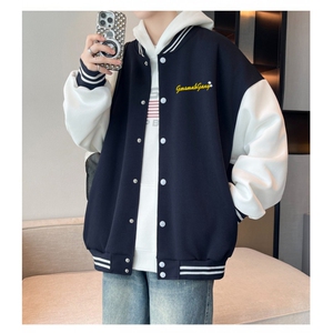 J9962-P70美式嘻哈高质量刺绣宽松潮牌棒球服夹克图片