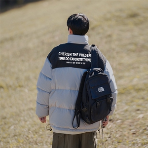 新疆山系松鼠印花时尚保暖休闲立领棉服A247-MY82540特批85控138图片