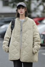 冬新美式美拉德风重工刺绣棒球服中性风棉服宽松保暖棉衣M52-P145，男装棉衣，电商A001-1
