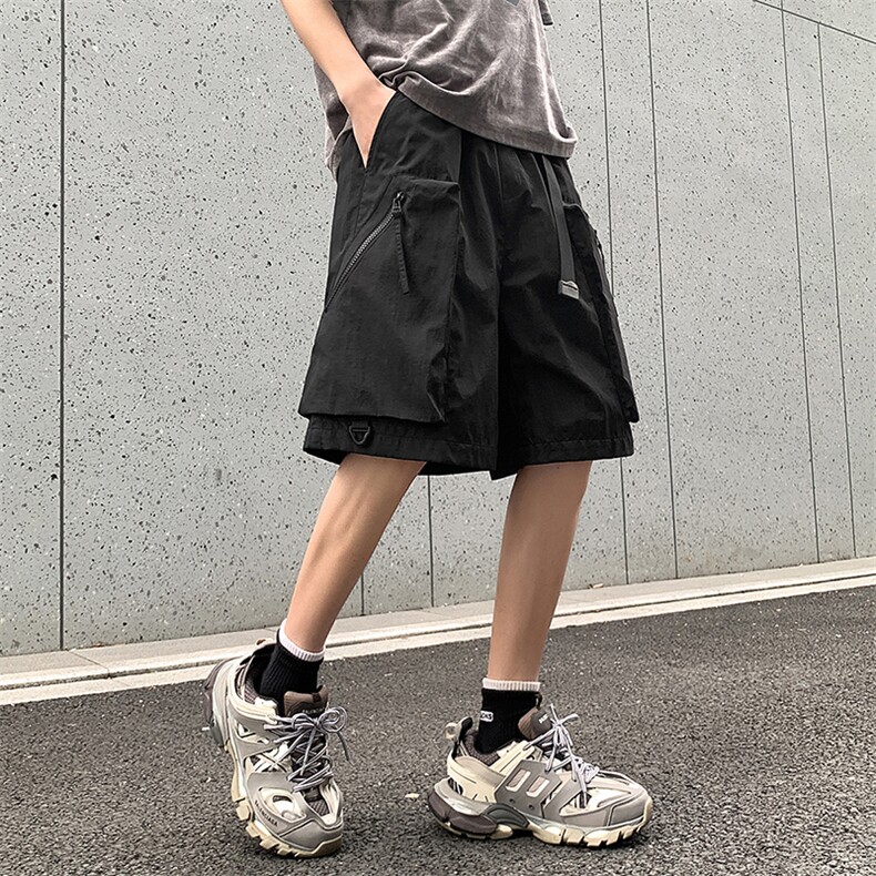 夏季潮流工装五分裤宽松休闲短裤A161-1182-P48图片