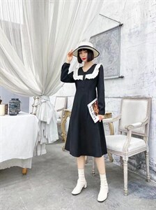 【秋季新款】花边连衣裙,女装连衣裙,笑思源