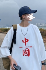 Q11198-P30春夏季七分袖t恤男大码五分袖男短袖中袖，男装T恤，电商A040