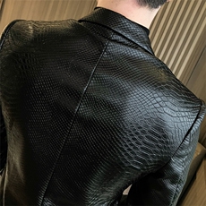 秋冬店主皮衣夹克西装单西修身西服A236-XZ-159-P130，男装夹克，电商A236