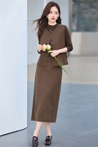 20226春季新款简约时尚休闲四件套裙,女装套装/套裙,美沁