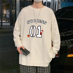 M67205-P45 加绒款-P65圆领毛衣男大码针织衫男毛线衣线衫图片