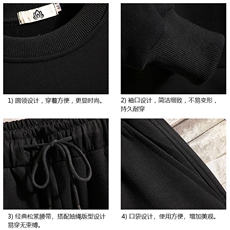 TY7099-P75圆领卫衣套装男运动套装两件套砖墙挂拍，男装卫衣，电商A040A