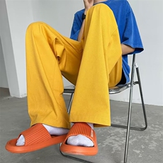 彩色牛仔裤男女韩版潮流高街帅2026夏季新款ins阔腿长裤RK710-P43，男装牛仔裤，星座412