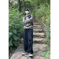 B221美式ins街头hiphop休闲大口袋宽松工装裤LK23121-P65控88，男装休闲裤，电商B221