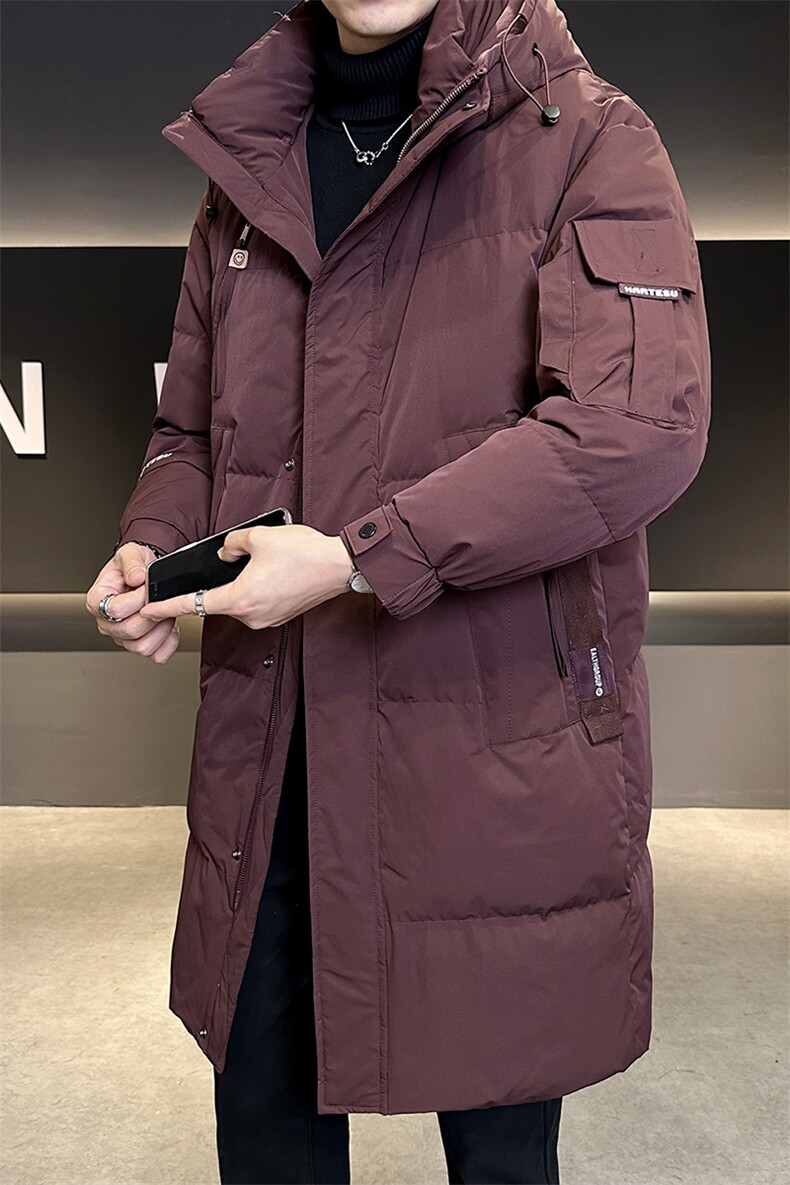 标50白鸭绒长款加厚外套男装羽绒服C317-Y6121-P265,男装羽绒服,电商C317