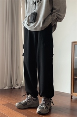 XZ213-DK37-P55控68港风大码ins高街潮牌束脚运动休闲裤工装裤，男装工装外套，星座213