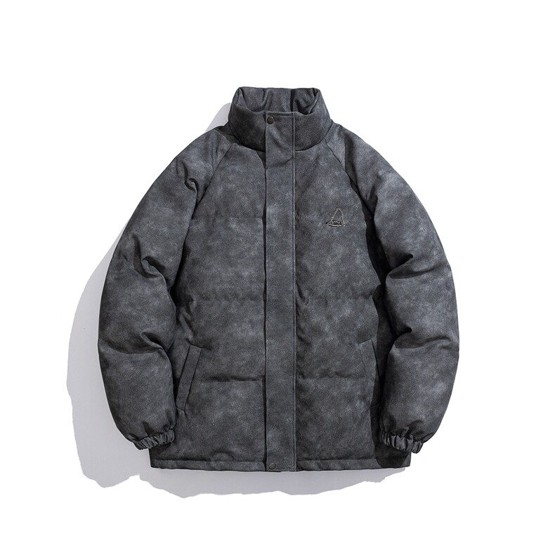 1PU皮复古做旧金属大码M-5XL棉衣MY77102P130控198抖音控228，男装棉衣，星座226-2