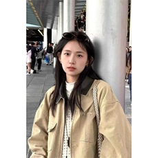 美式工装帆布外套男女2025春秋冬宽松百搭休闲夹克上衣W6656-P98，男装夹克，星座412-1