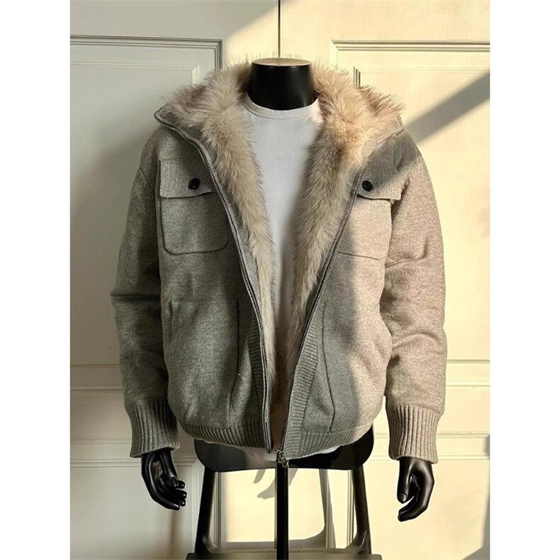 美式毛领座山雕棉服男款冬季加绒外套短款保暖棉衣MF344-P129,男装棉衣,星座412-1