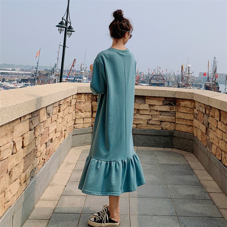 现货271-9718-P115新款鱼尾连衣裙控168,女装连衣裙,浙宝271