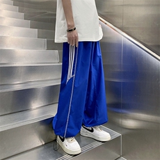 K267-P35青春流行夏季宽松型三条杠运动裤，男装休闲裤，星座1501-1