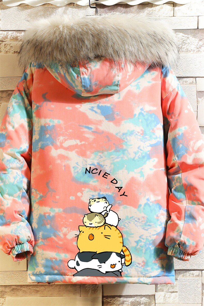 MC49090-P135大毛领迷彩衣男大码加厚服男袄子砖墙挂拍,男装棉衣,电商A040A