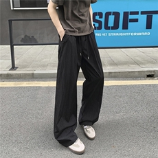 ！2025夏季新款男士直筒宽松休闲裤冰丝长裤310A-4-KZ93-P35，男装休闲裤，星座310A-4