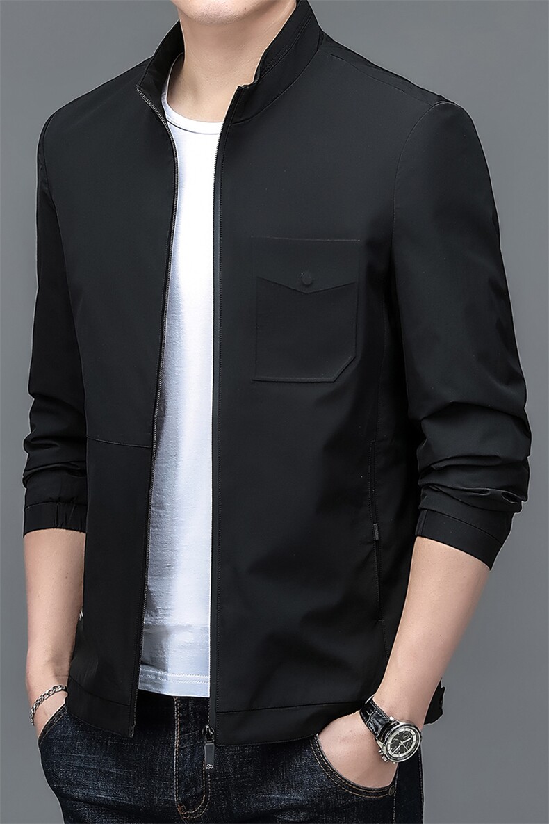 BSTN9868春季新款2023年男士休闲长袖青年夹克商务外套P105,男装夹克,电商B360