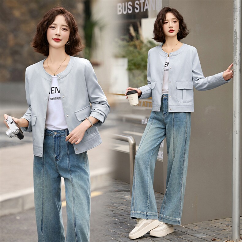 海宁真皮皮衣女2025年新款爆款时尚休闲短款皮夹克高端绵羊皮外套，女装皮衣，潮流依族