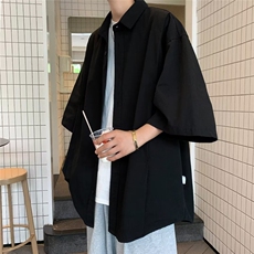 夏季新款衬衫潮流慵懒男方领衬衫P32，男装衬衫，星座1116-2