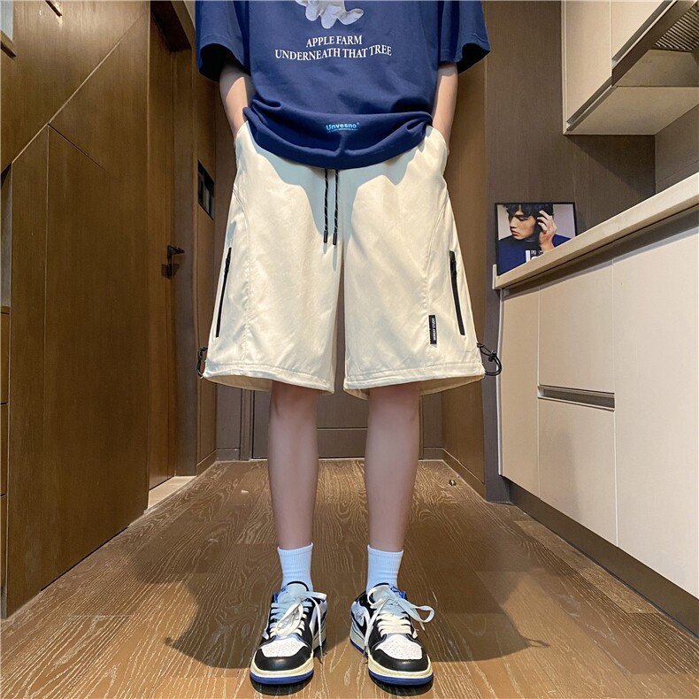 INS夏季潮流新款机能防水冲锋裤宽松短裤B315-K24071-特p30控58,男装休闲裤,电商B315