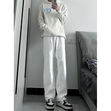 cleanfit弹力纯色修身直筒牛仔裤修身窄版直筒裤显瘦，男装牛仔裤，星座310A-4