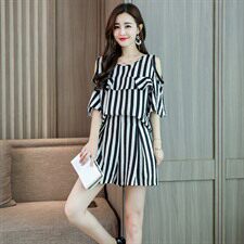 连体裤2022年夏季纯色显瘦修身百搭潮流简约个性时尚，女装休闲裤，时尚俏佳人