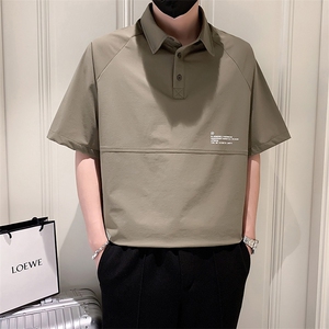 23年夏季男士翻领T恤 B226-8032-p48 90%锦纶 10% 氨纶图片