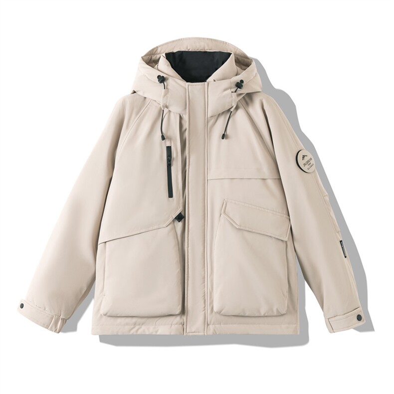 新款羽绒外套男女同款冲锋衣情侣款羽绒服控价279-613B-6806-P200,男装羽绒服,星座613B