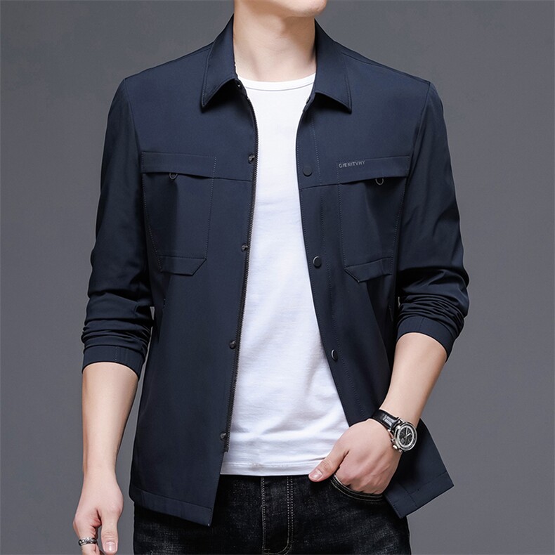 AH2132钱塘2020-3春季新款男士时尚夹克衫翻领工装外套主推款P142,男装夹克,钱塘207-3