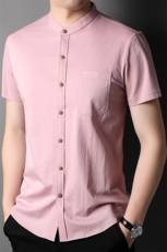 QLM22868男式2023年夏季新款衬衫男短袖休闲衬衣P56，男装衬衫，电商B360