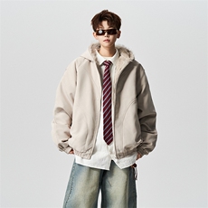 有长图冬季大毛领连帽棉衣服男宽松工装羽绒棉袄外套MF00372/P135，男装棉衣，电商B316