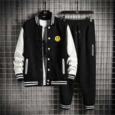 现货秋季新款棒球服卫衣套装青年学生运动装XZ102A-4-8637-P95，男装休闲套装，星座211-2