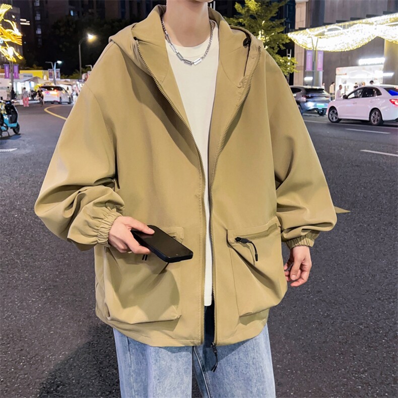 2025秋装户外防风防水冲锋外套男工装休闲夹克JK90P70,男装夹克,电商C323