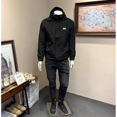 W9155-P68网图现货春季新款户外连帽冲锋衣夹克外套，男装夹克，星座1608-2