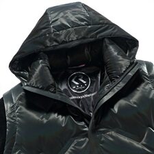 B20169钱塘2020-1冬季男士羽绒服针织袖高端90白鸭绒P310，男装羽绒服，钱塘207-1