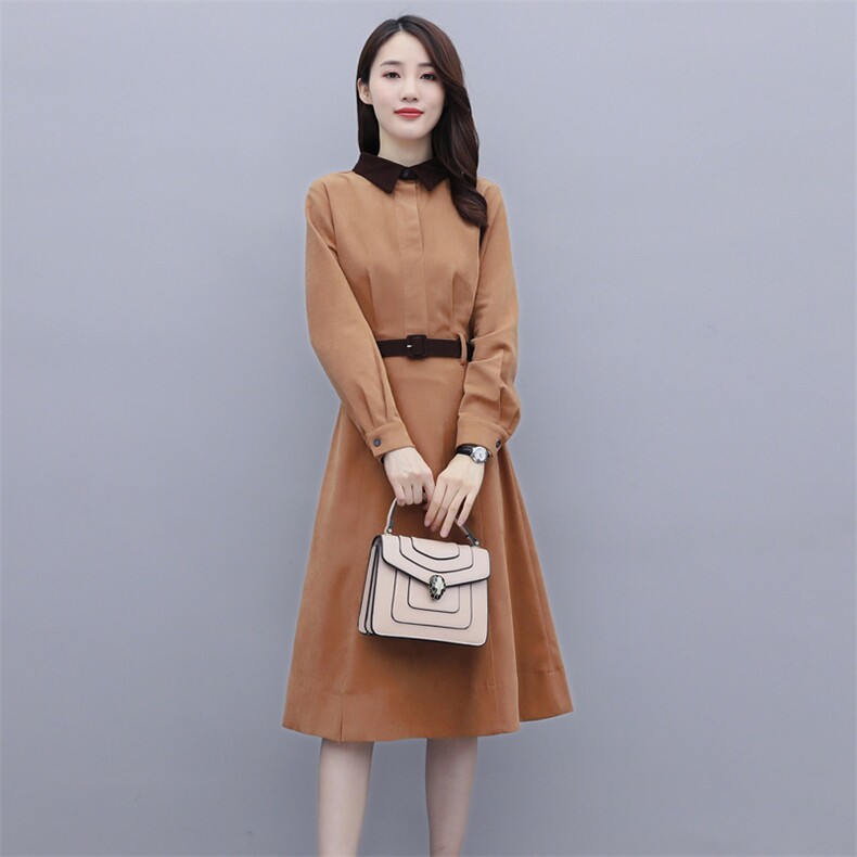 早春季法式连衣裙2025新款名媛气质收腰显瘦春秋裙子女装潮,女装连衣裙,施恩睿棋