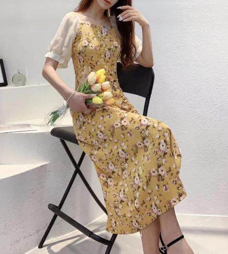 夏季新款碎花连衣裙，女装连衣裙，秀丽一生