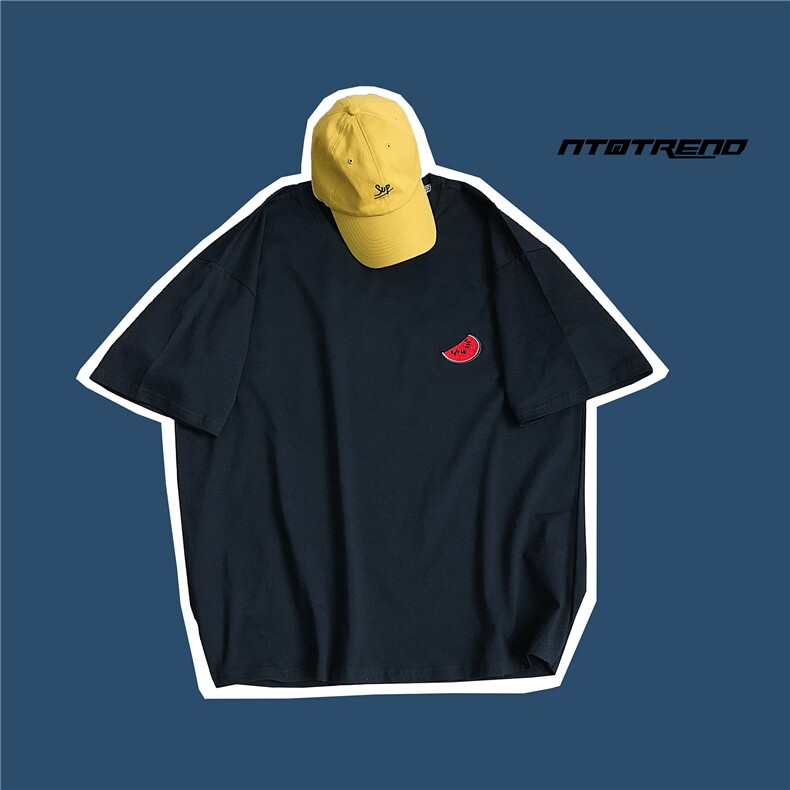 B420-DT80宽松水果T恤男图片