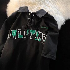 polo领短袖t恤夏季美式复古毛巾绣字母TG56P33，男装Polo衫，星座1116-2