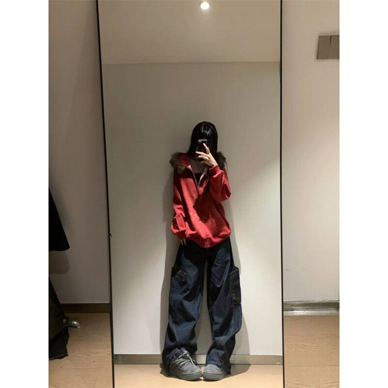 【有货】LBK611ZZ-特58美式复古豹纹拼接大口袋工装弯刀牛仔裤,男装牛仔裤,星座1007（原301D）